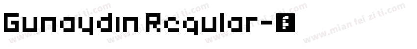 Gunaydin Regular字体转换